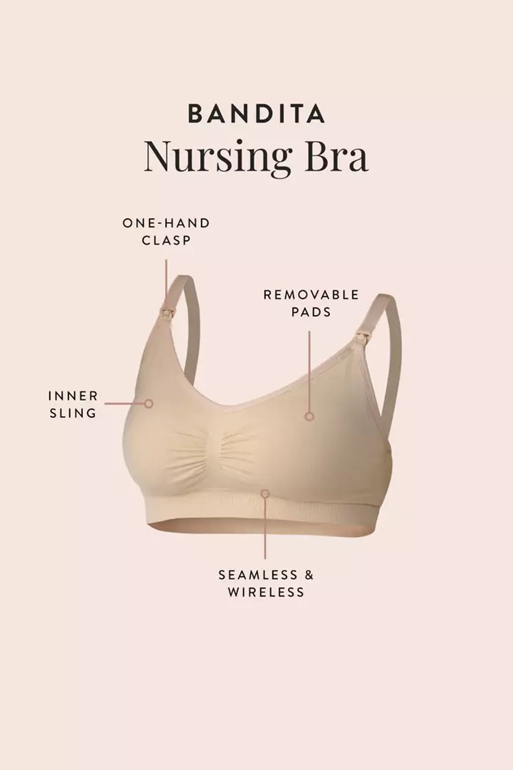 Maternity Wireless Breastfeeding Bra