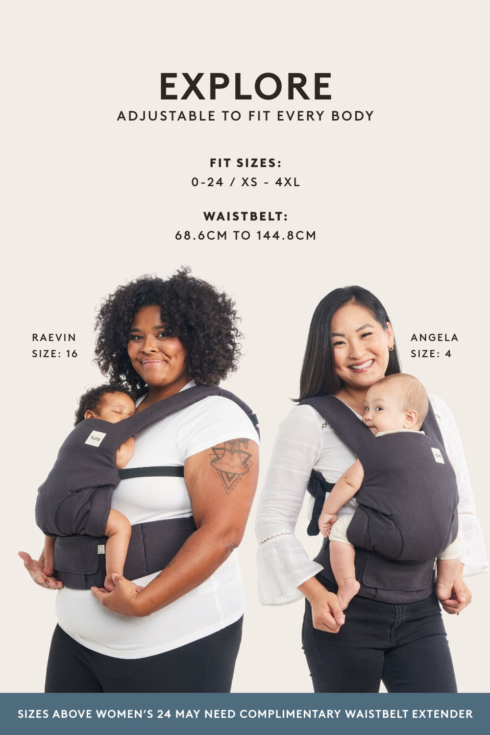 Caramel - Velour Explore Baby Carrier