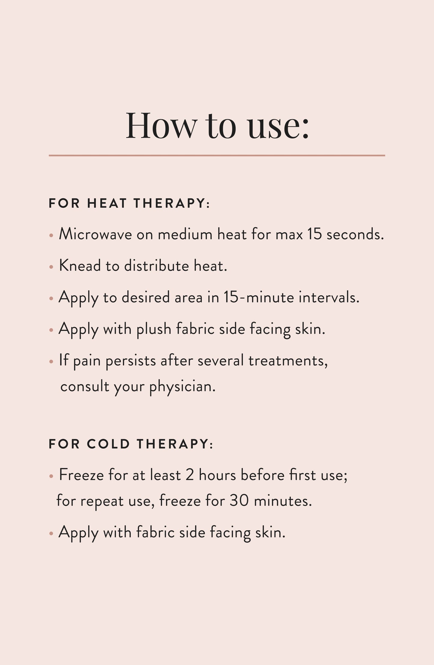 Reusable Hot and Cold Breast Therapy Gel Packs
