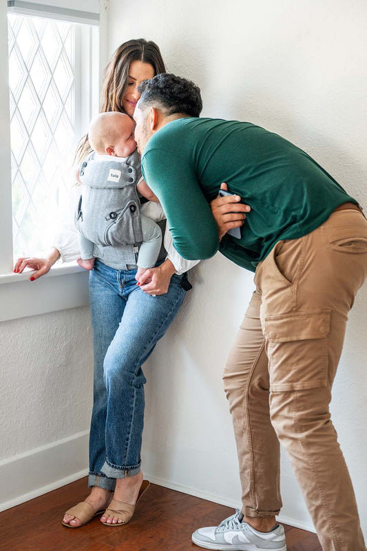 Storm Blue - Linen Explore Baby Carrier