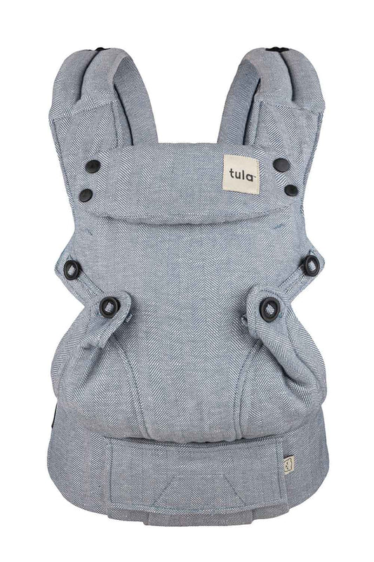 Storm Blue - Linen Explore Baby Carrier