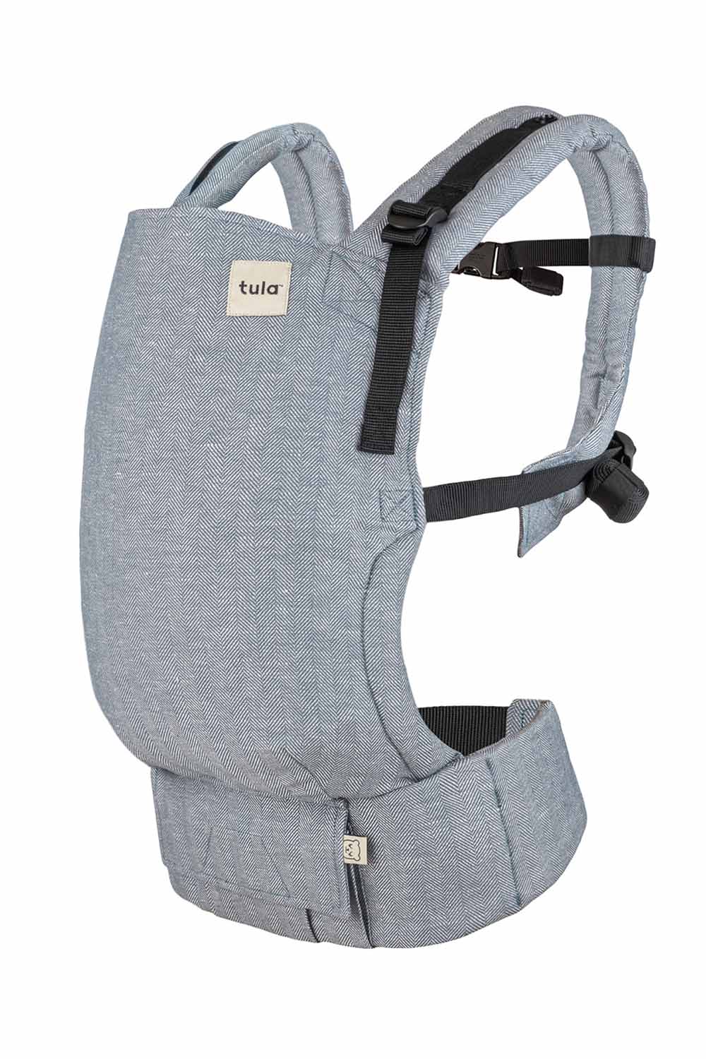 Storm Blue - Linen Free-to-Grow Baby Carrier – Baby Tula US