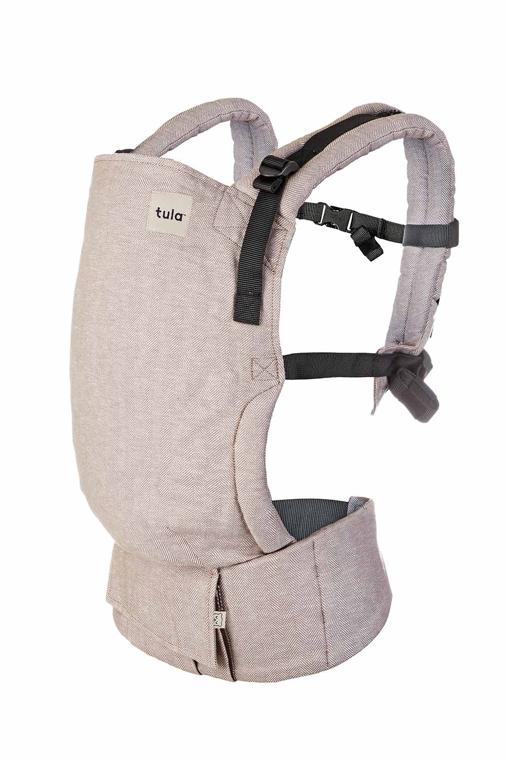 Linen Ergonomic Baby Carrier - Free-To-Grow Sand Tan – Baby Tula US