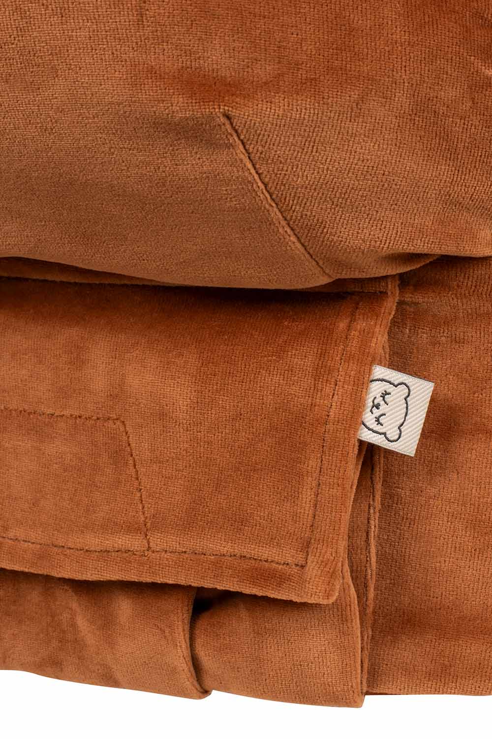 Caramel - Velour Free-to-Grow Baby Carrier