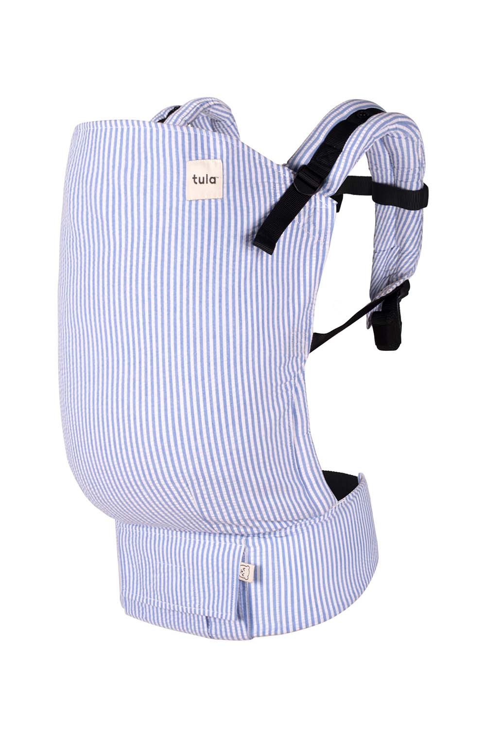 Seersucker Toddler Carrier in Classic Blue