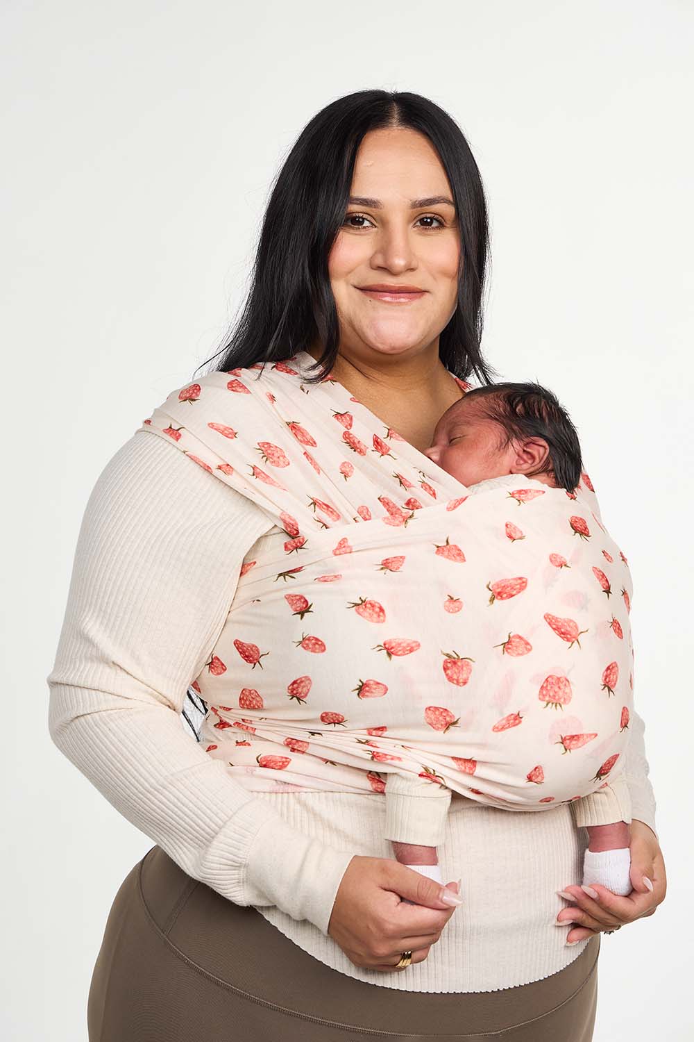 Strawberry Stretchy Baby Wrap – Baby Tula US - Main Image