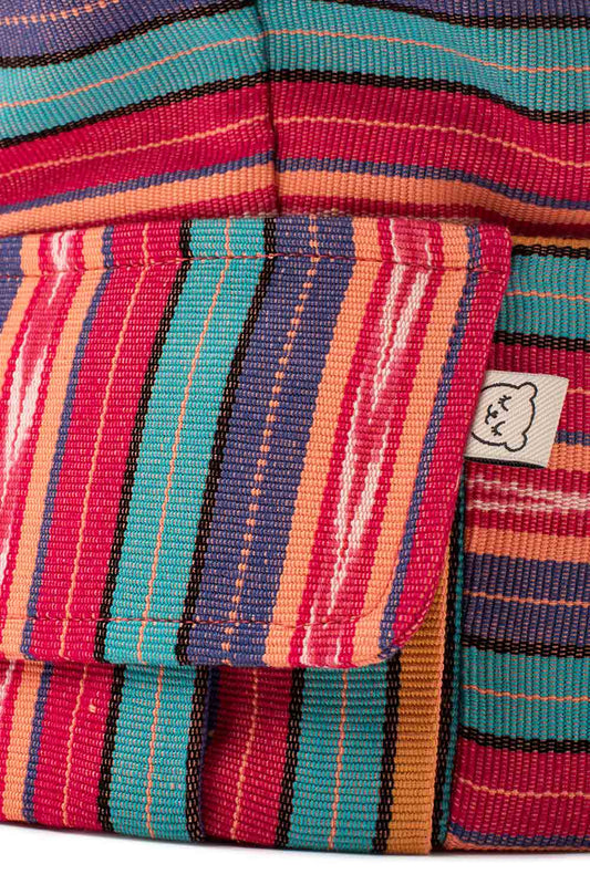 Laguna Ikat - Signature Woven Explore Baby Carrier pocket