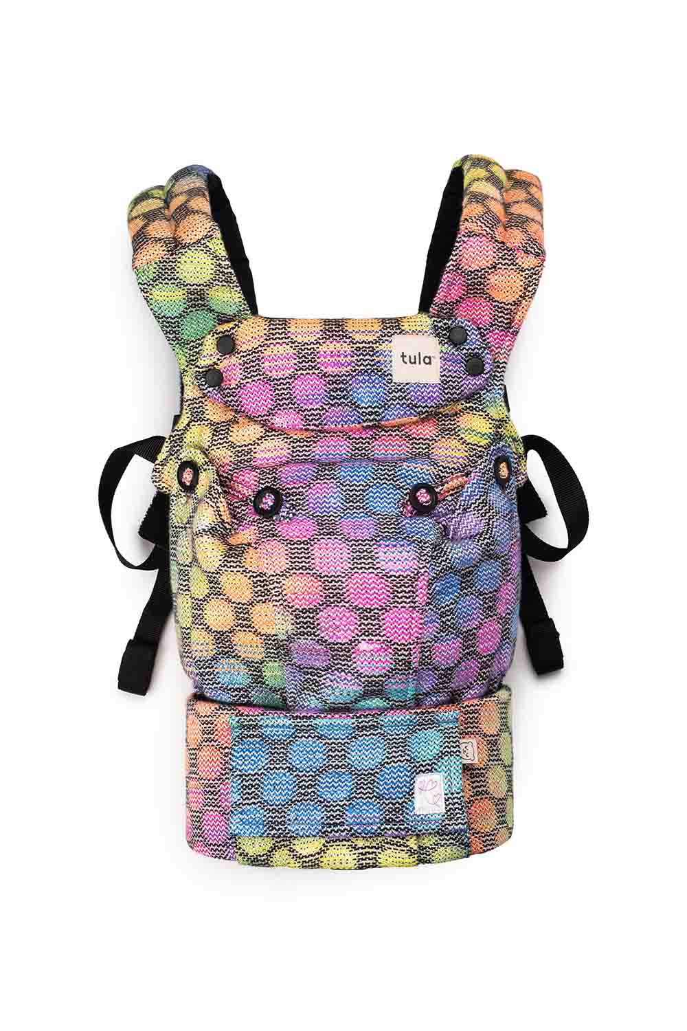 Rainbow Polkadots- Signature Handwoven Explore Baby Carrier
