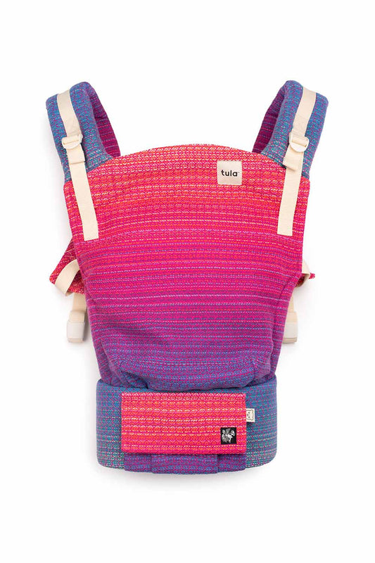 Apple Blossom Sugar Reef, Fuchsia Weft with a Heart Weave V2
