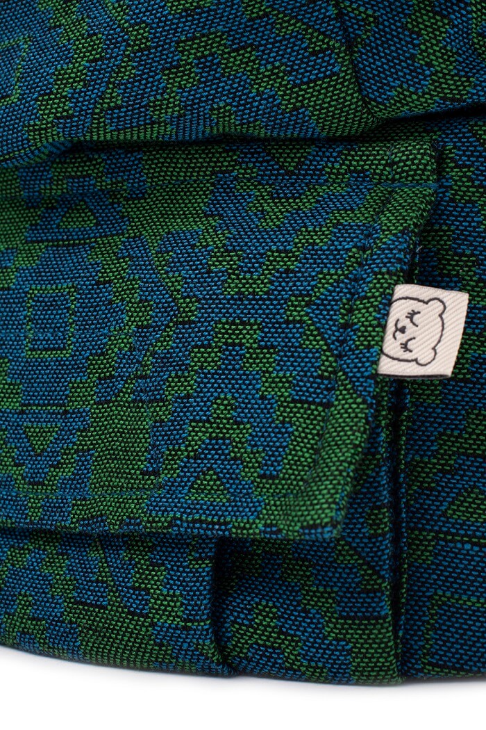 Etno Cold Grass - Signature Woven Free-to-Grow Baby Carrier