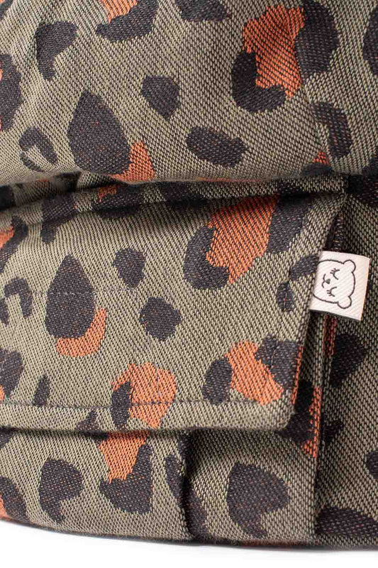 Olive Leopard - Signature Woven Free-to-Grow Baby Carrier