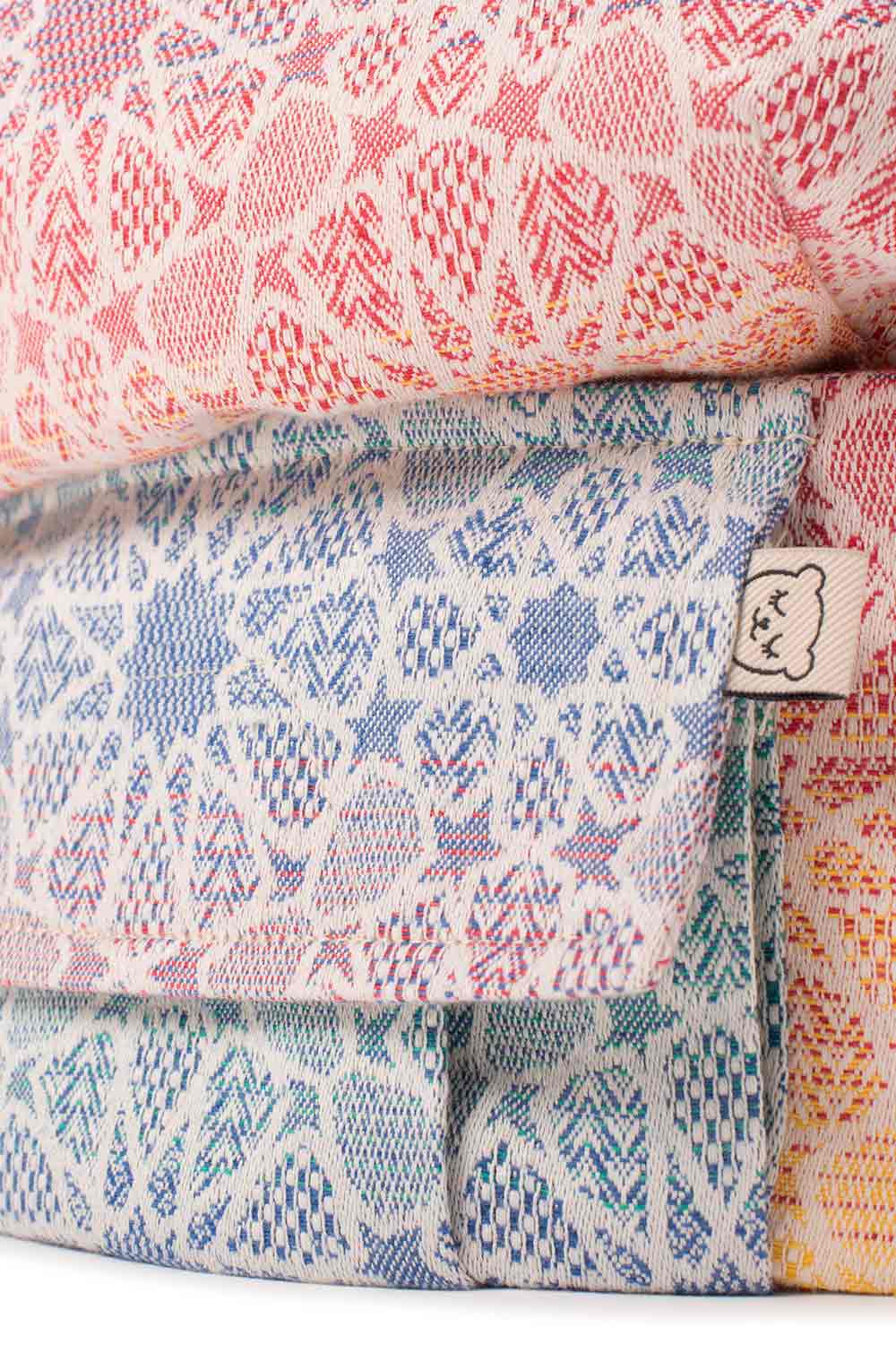 Andaluz Rainbow - Signature Woven Free-to-Grow Baby Carrier pocket