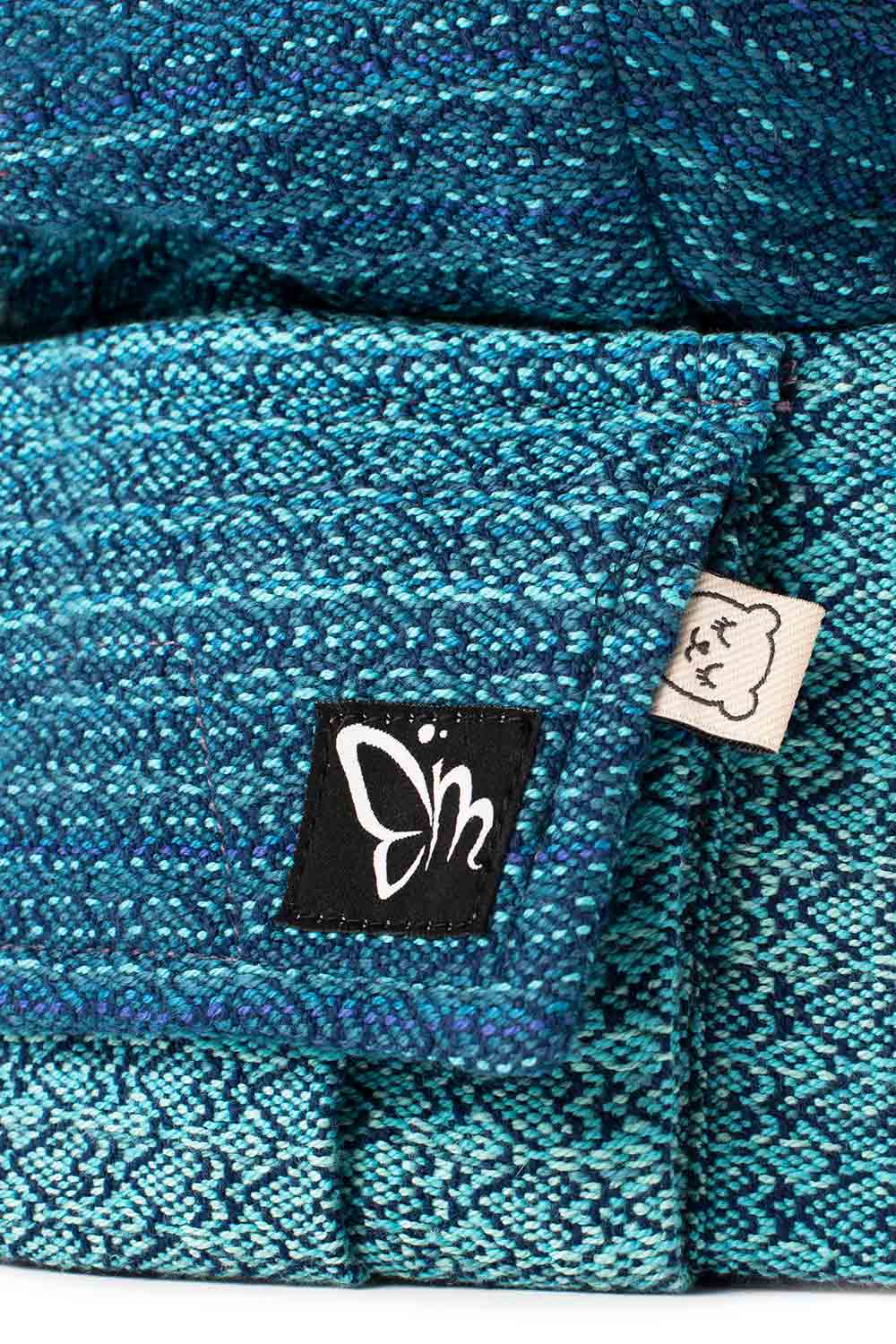 Mermaid - Signature Handwoven Free-to-Grow Baby Carrier pocket