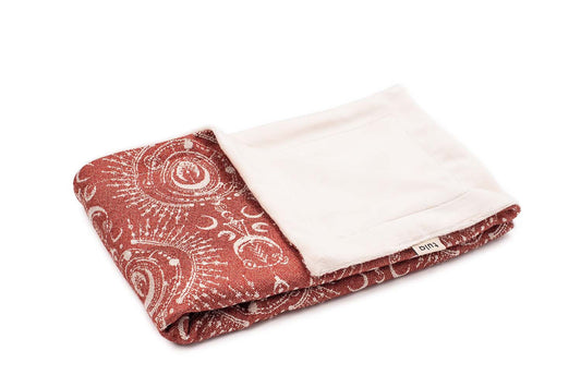 Celeste Ginger - Woven Heirloom Baby Blanket