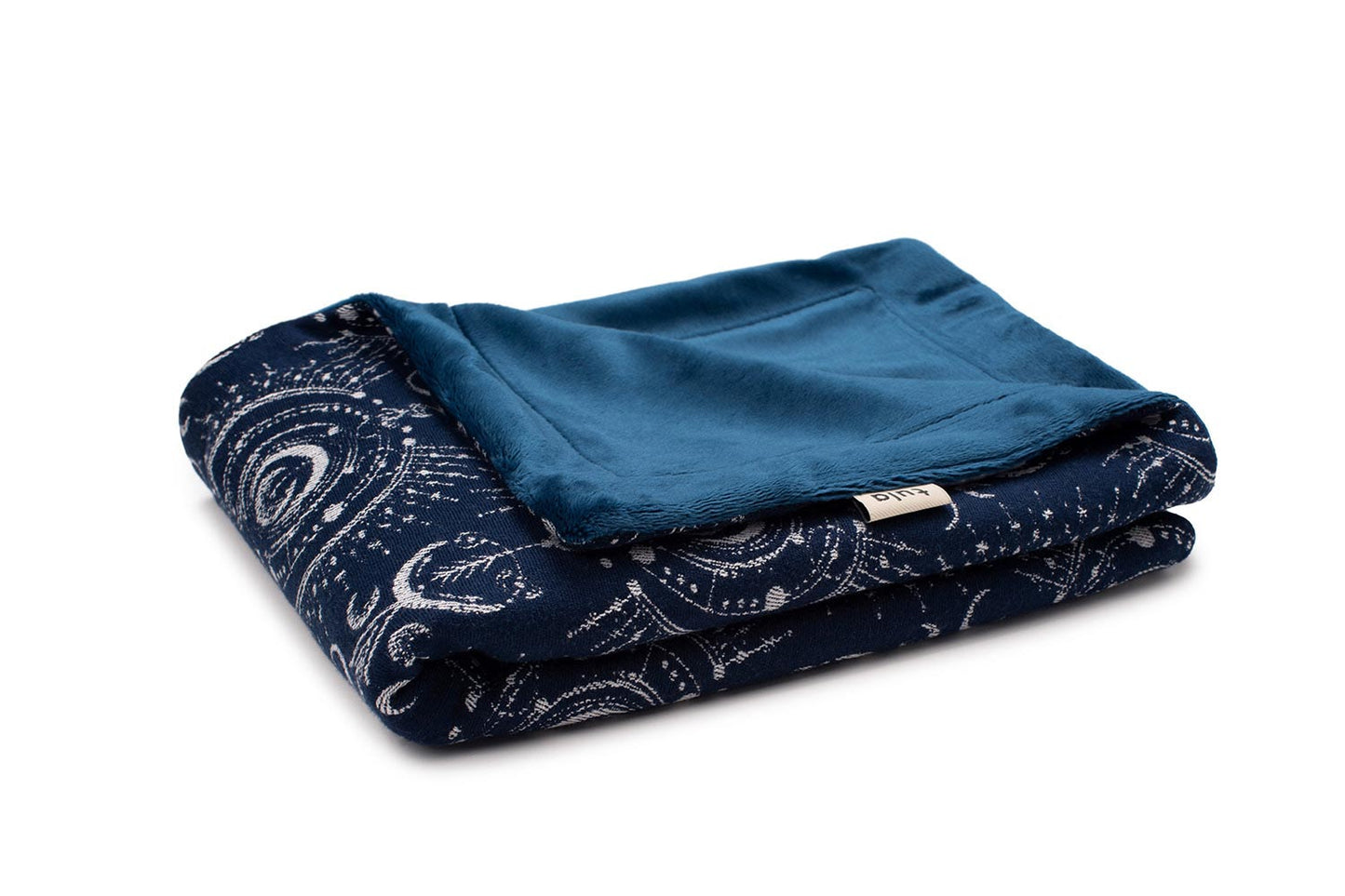 Midnight Celeste - Woven Heirloom Baby Blanket