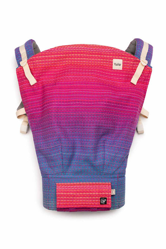 Apple Blossom Sugar Reef, Fuchsia Weft with a Heart Weave V2