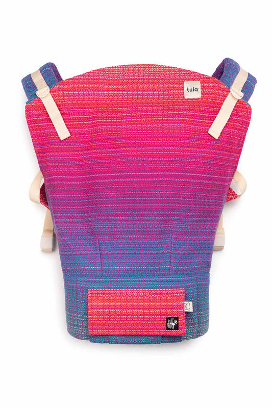 Apple Blossom Sugar Reef, Fuchsia Weft with a Heart Weave V2