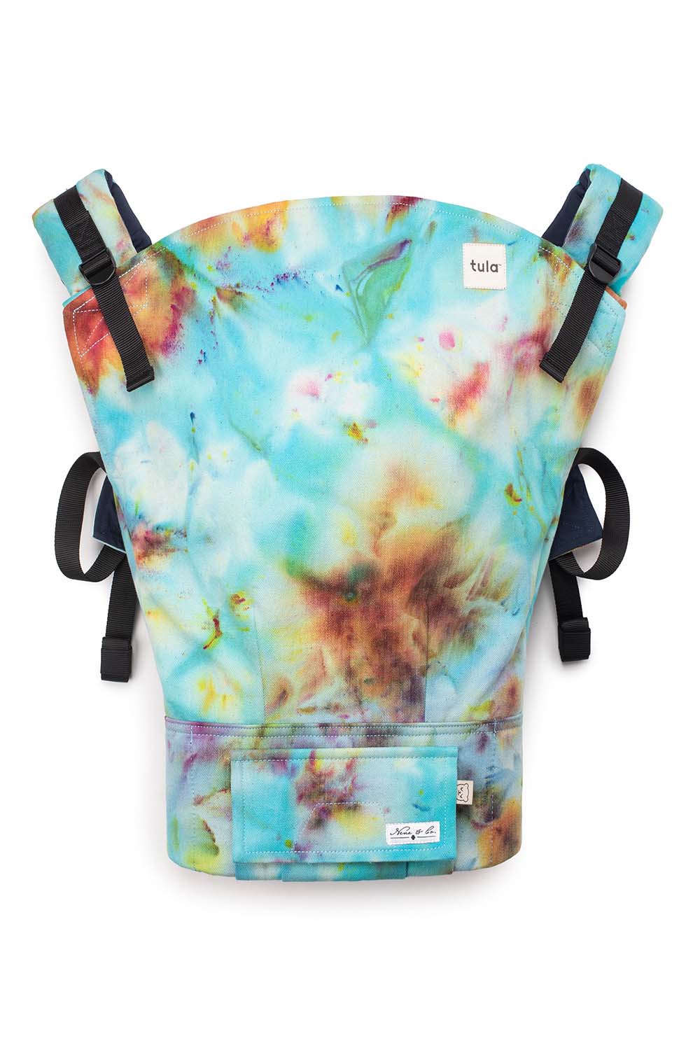 Denim Tie-Dye - Signature Handwoven Toddler Carrier