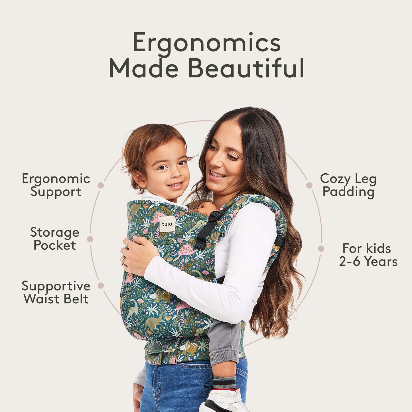 Ash - Linen Toddler Carrier