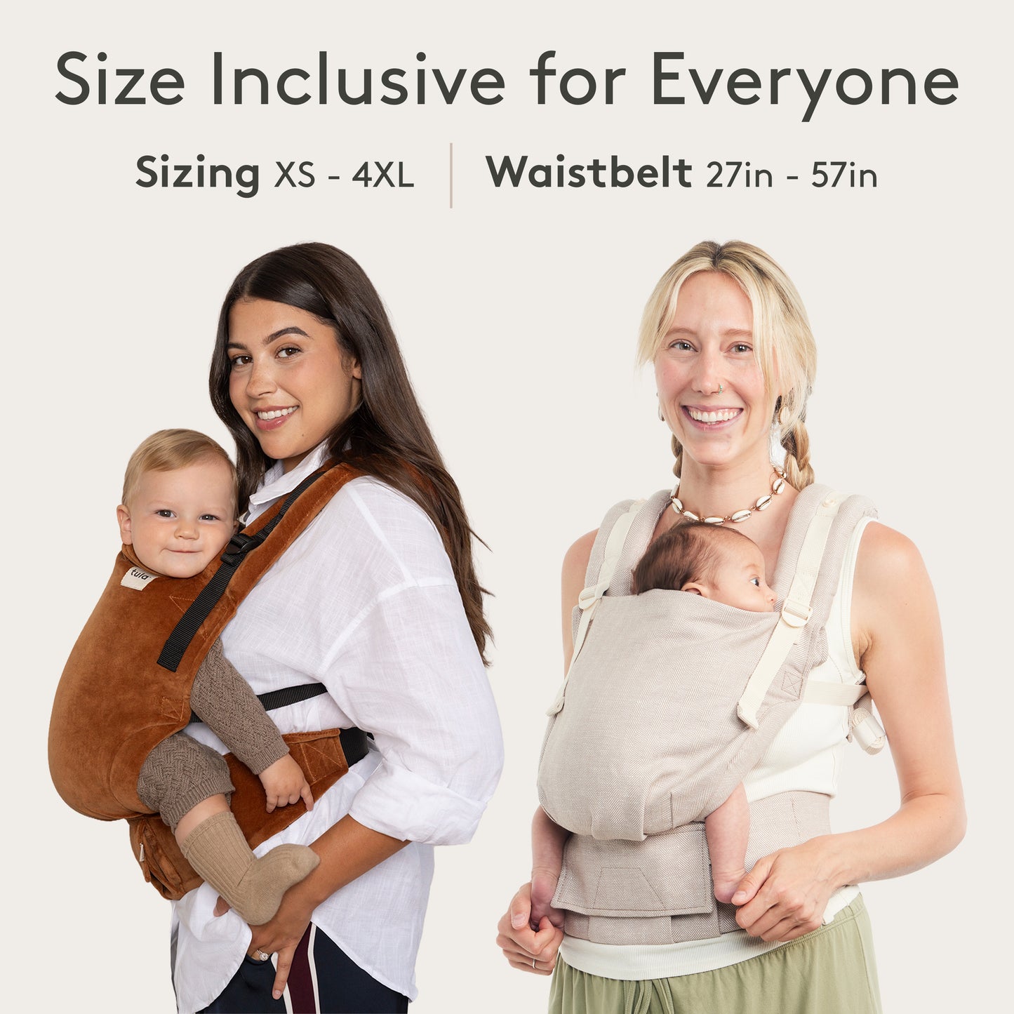 Sand - Linen Free-to-Grow Baby Carrier