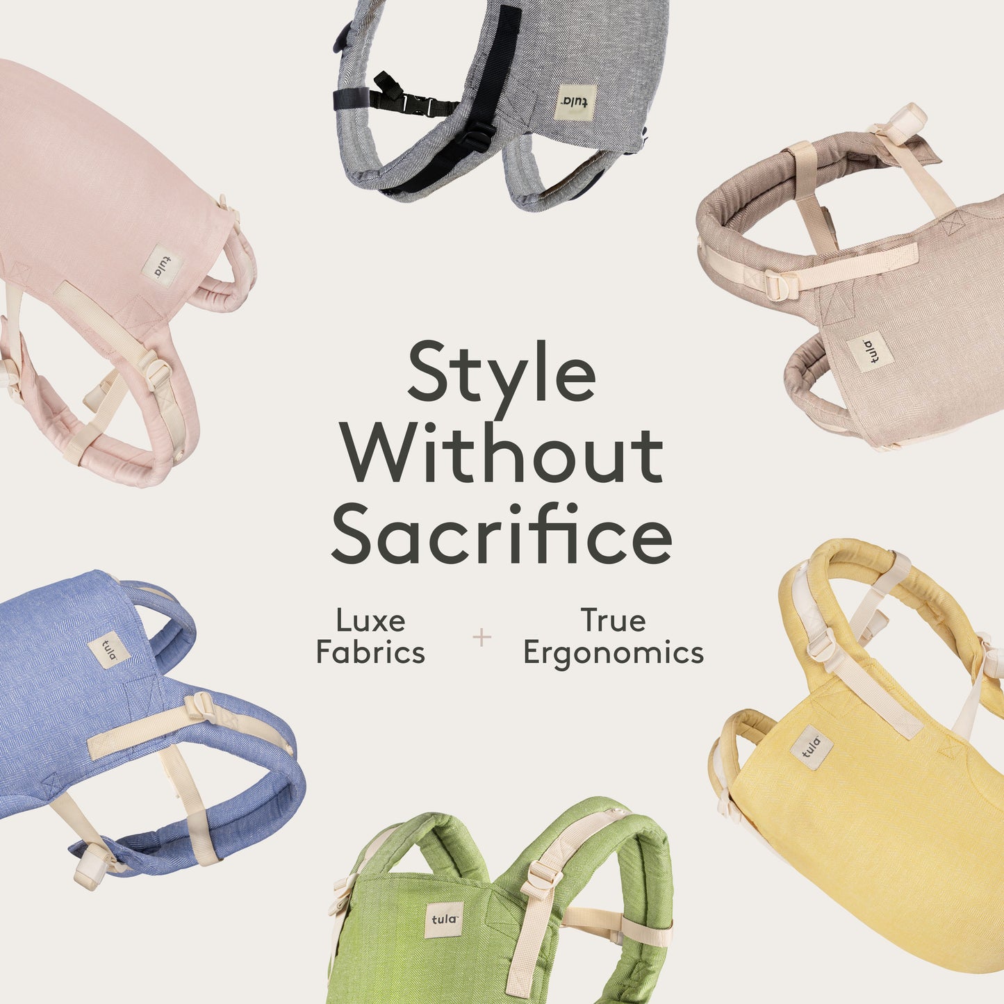 Sand - Linen Free-to-Grow Baby Carrier