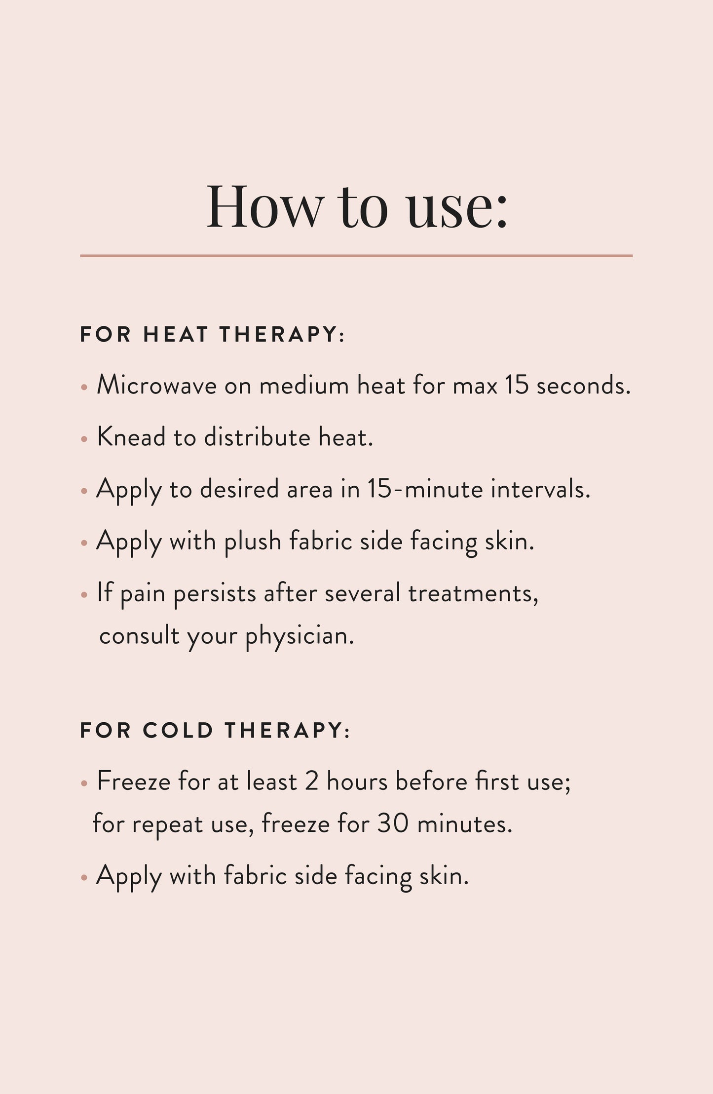 Hot and Cold Breast Therapy Gel Packs