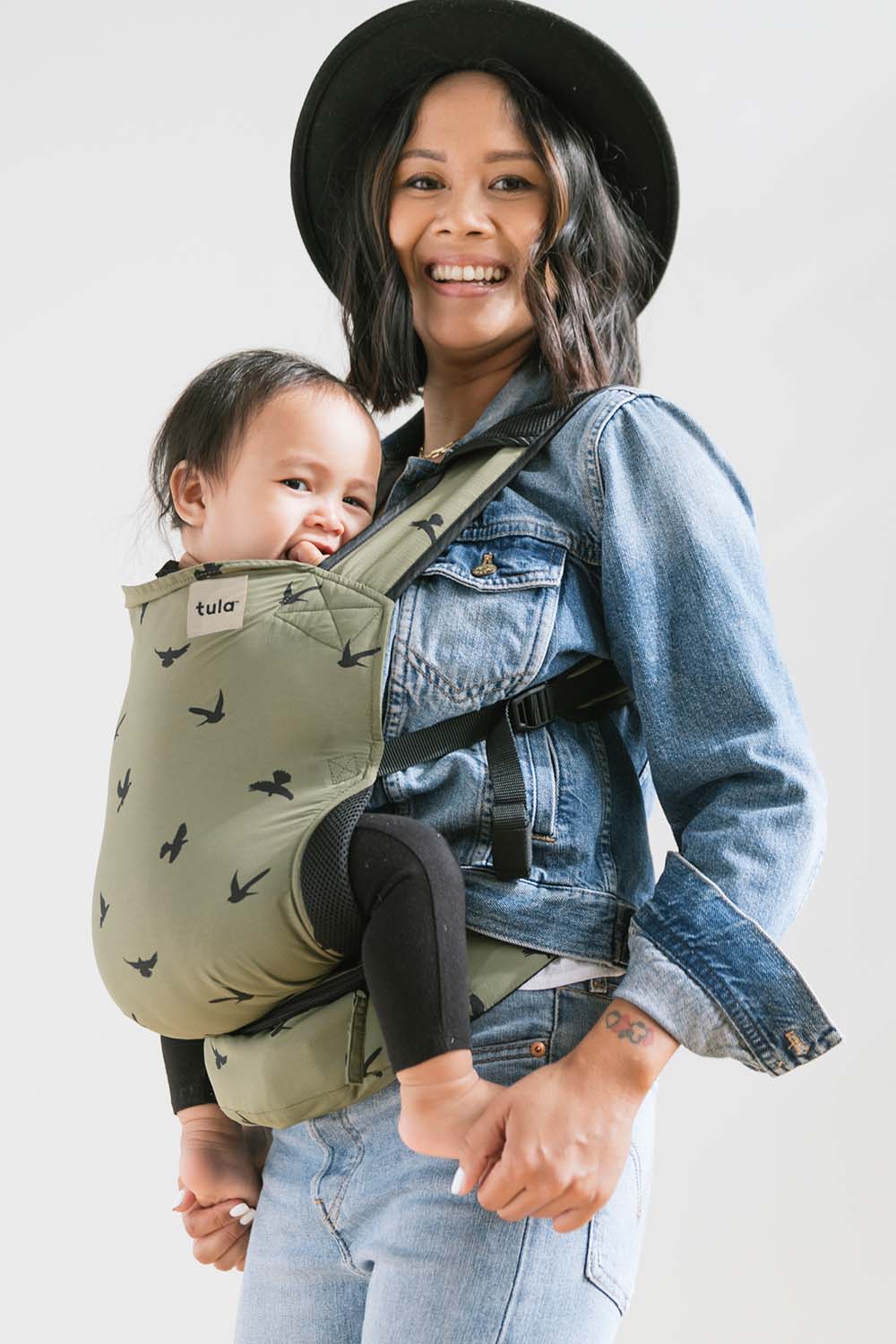 baby hiking backpack silhouette Tula Lite Lightweight Compact Baby Carrier