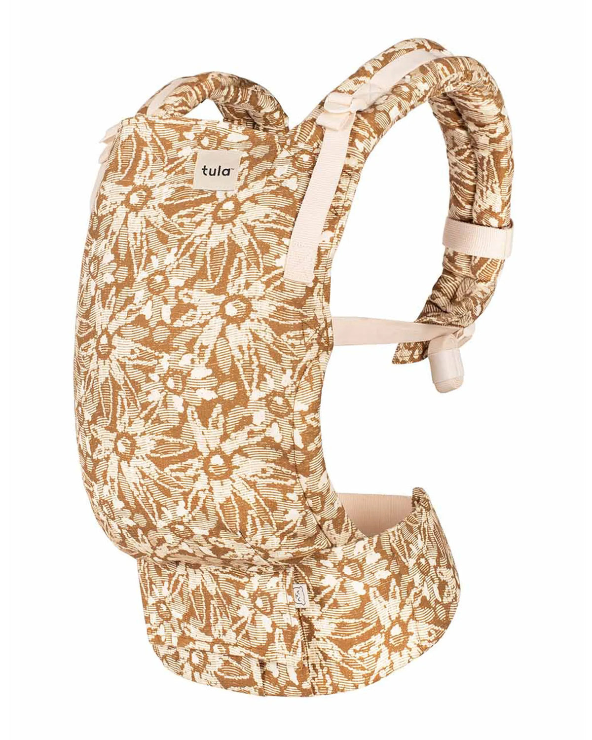 Tula Original baby carrier in Miriam print on a white background