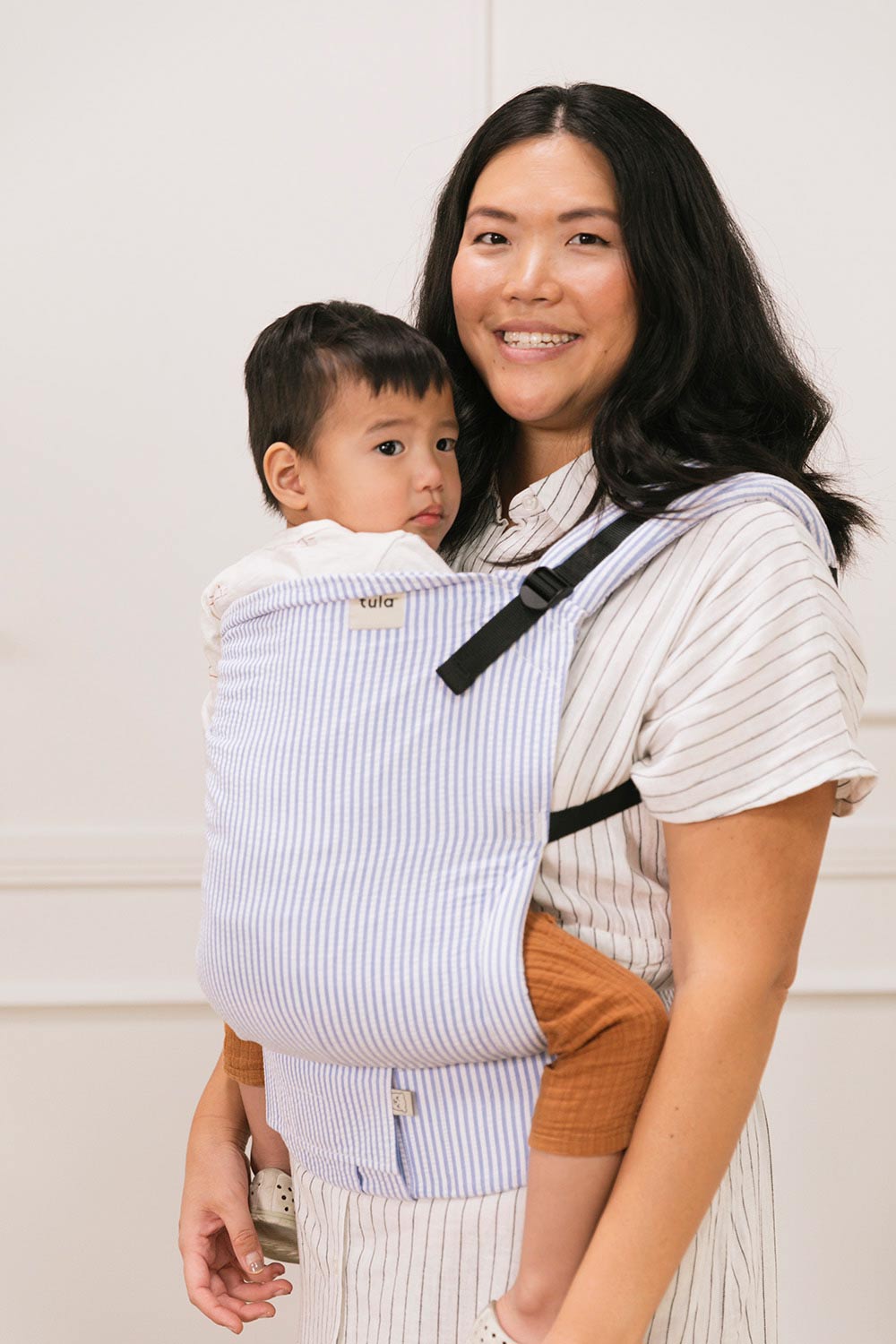 Classic Blue - Seersucker Toddler Carrier