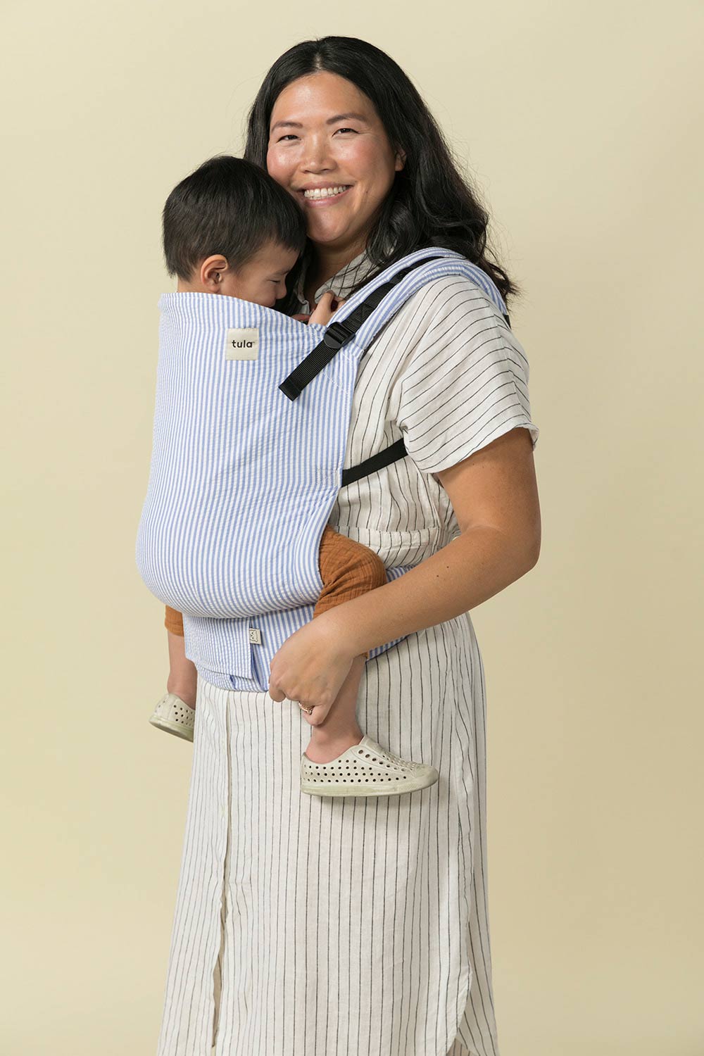 Classic Blue - Seersucker Toddler Carrier