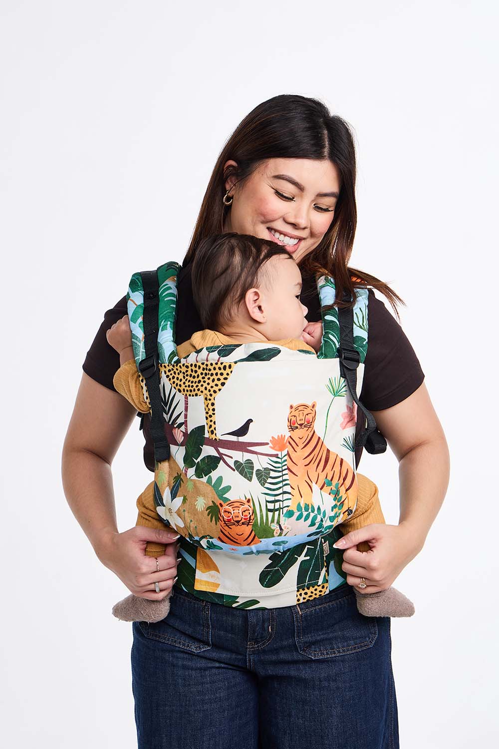 In the Jungle Cotton Free-to-Grow Baby Carrier – Baby Tula US
