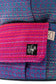 Apple Blossom Wovens in a Fuchsia Weft with a Heart Weave pocket