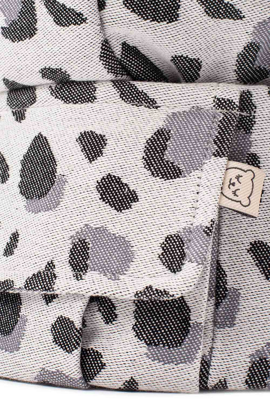 Snow Leopard - Signature Woven Explore Baby Carrier pocket