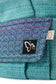 Magabi Weaving Mermaid with a Mint Weft Explore pocket