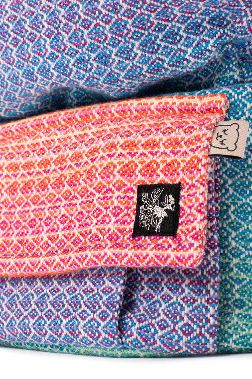 Sugar Reef - Signature Woven Free-to-Grow Baby Carrier pocket