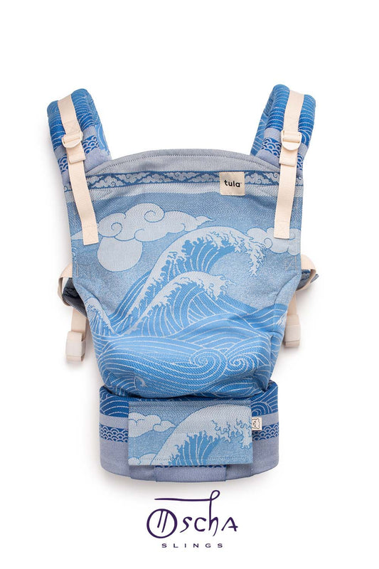 Okinami True Blues - Signature Woven Free-to-Grow Baby Carrier