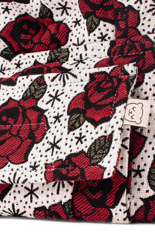 Old School - Signature Woven Preschool Carrier pocket