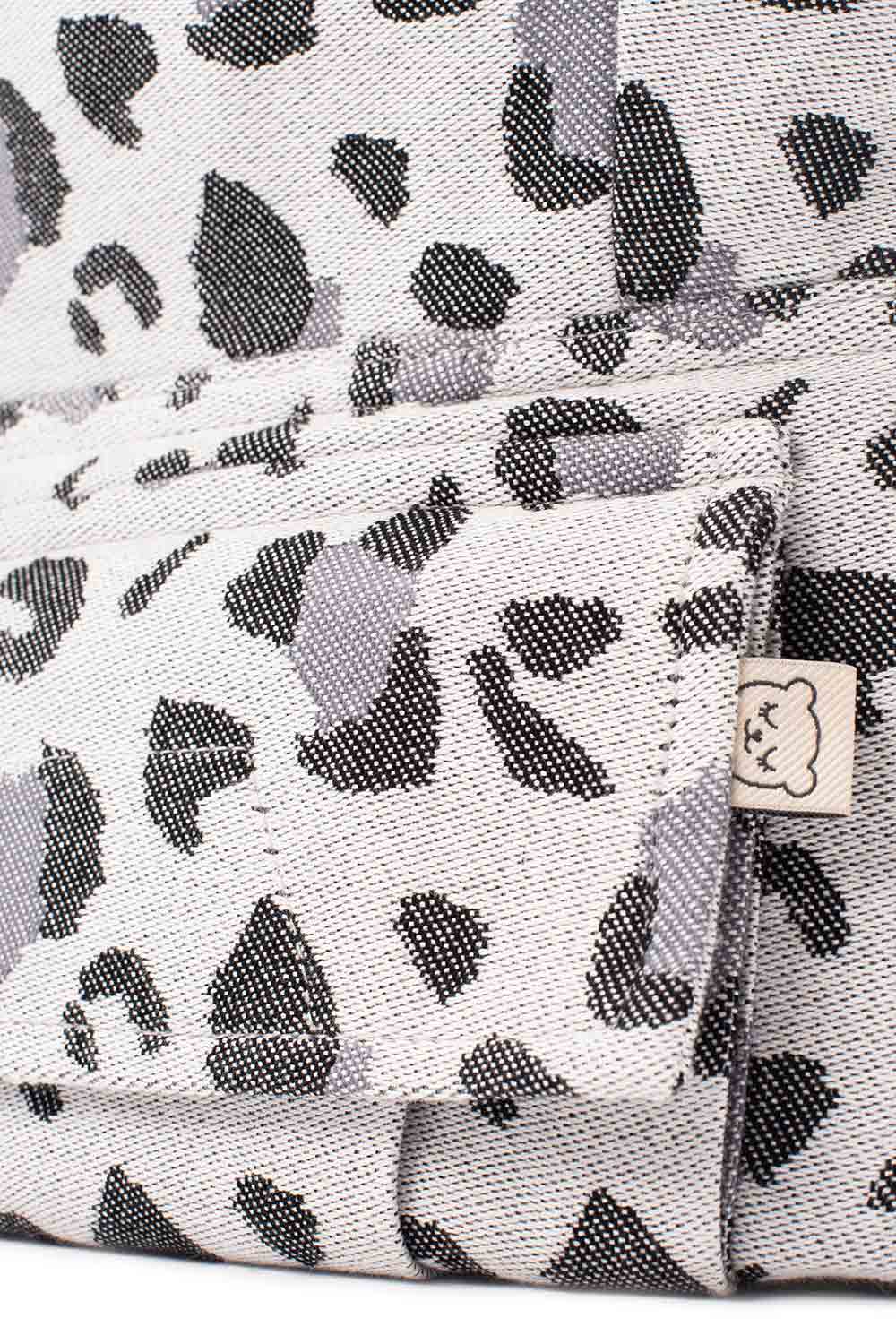 Snow Leopard - Signature Woven Preschool Carrier pocket