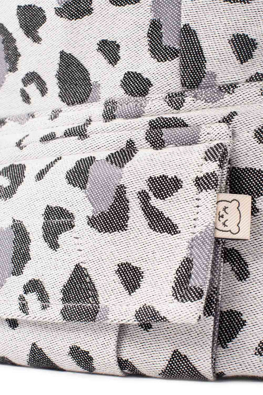 Snow Leopard - Signature Woven Preschool Carrier pocket