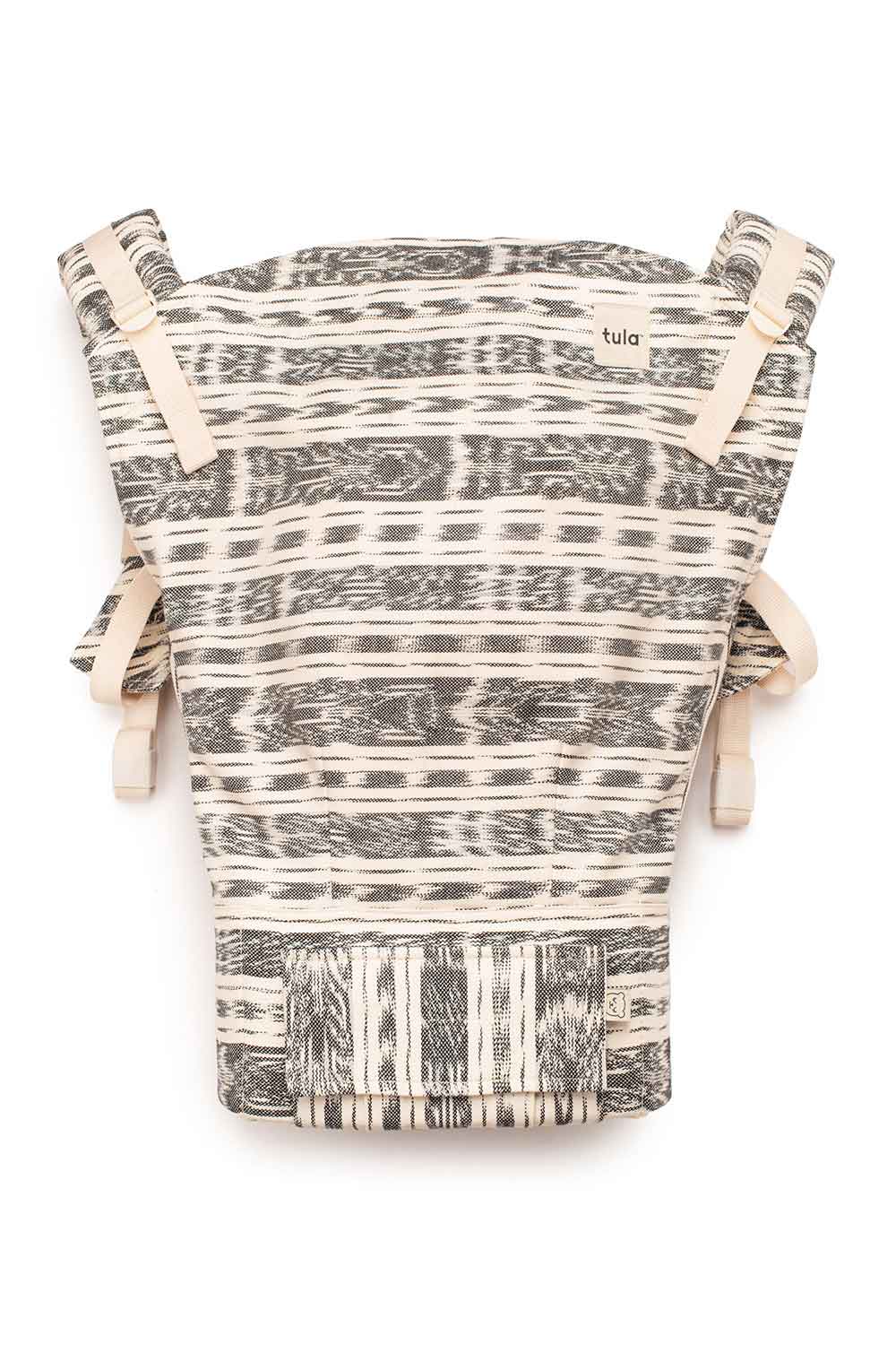 Black and White Ikat Signature Handwoven Toddler Baby Carrier Baby