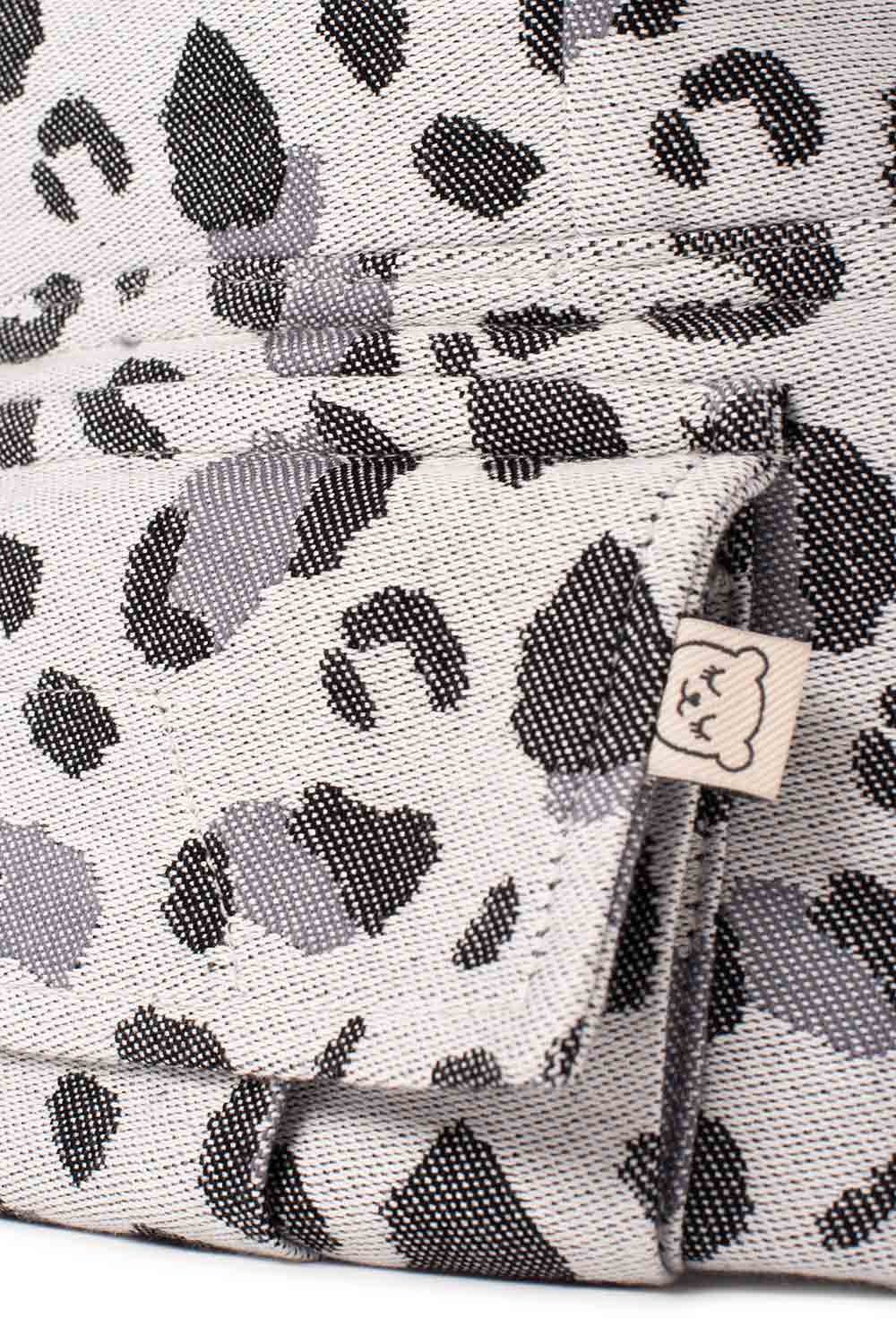 Snow Leopard - Signature Woven Free-to-Grow Baby Carrier pocket