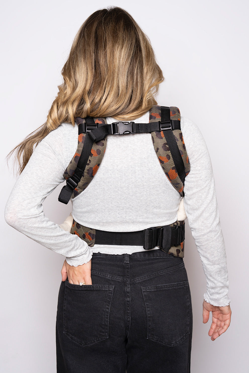 Olive Leopard - Signature Woven Free-to-Grow Baby Carrier