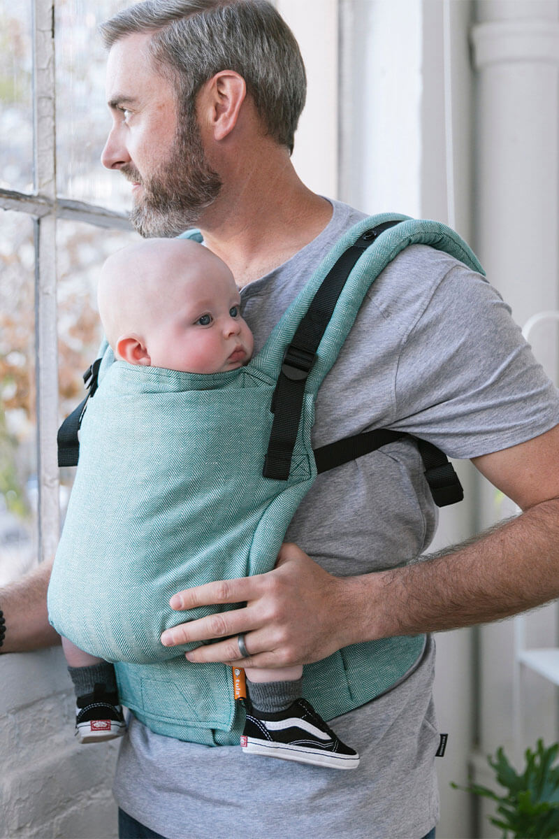 Reef - Tula Linen Free-to-Grow Baby Carrier