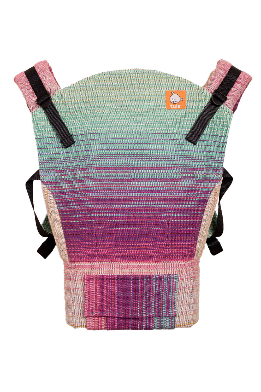 Stewed Rhubarb Sparkle, Grind, Repeat (charcoal weft) - Tula Signature Baby Carrier
