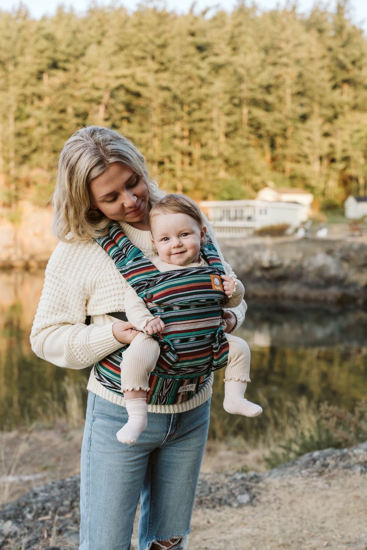 Blue Lagoon - Signature Woven Explore Baby Carrier