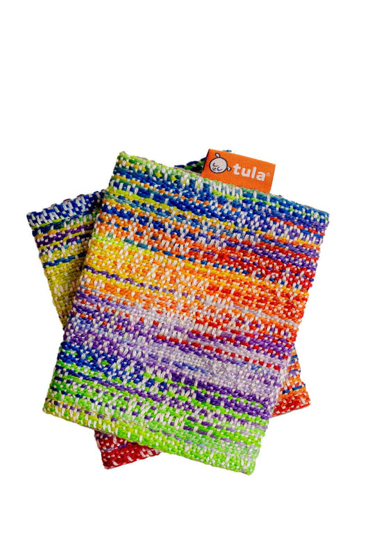 Rainbow Brite - Signature Handwoven Baby Carrier Strap Cover