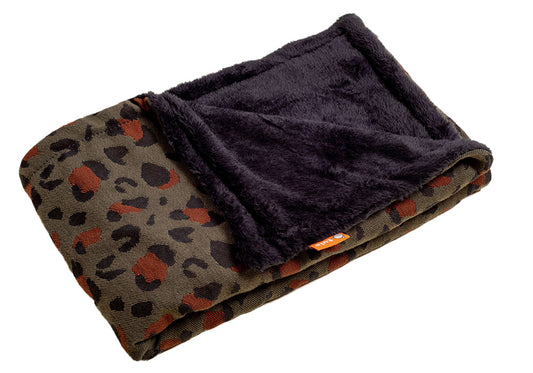 Olive Leopard - Signature Woven Heirloom Blanket