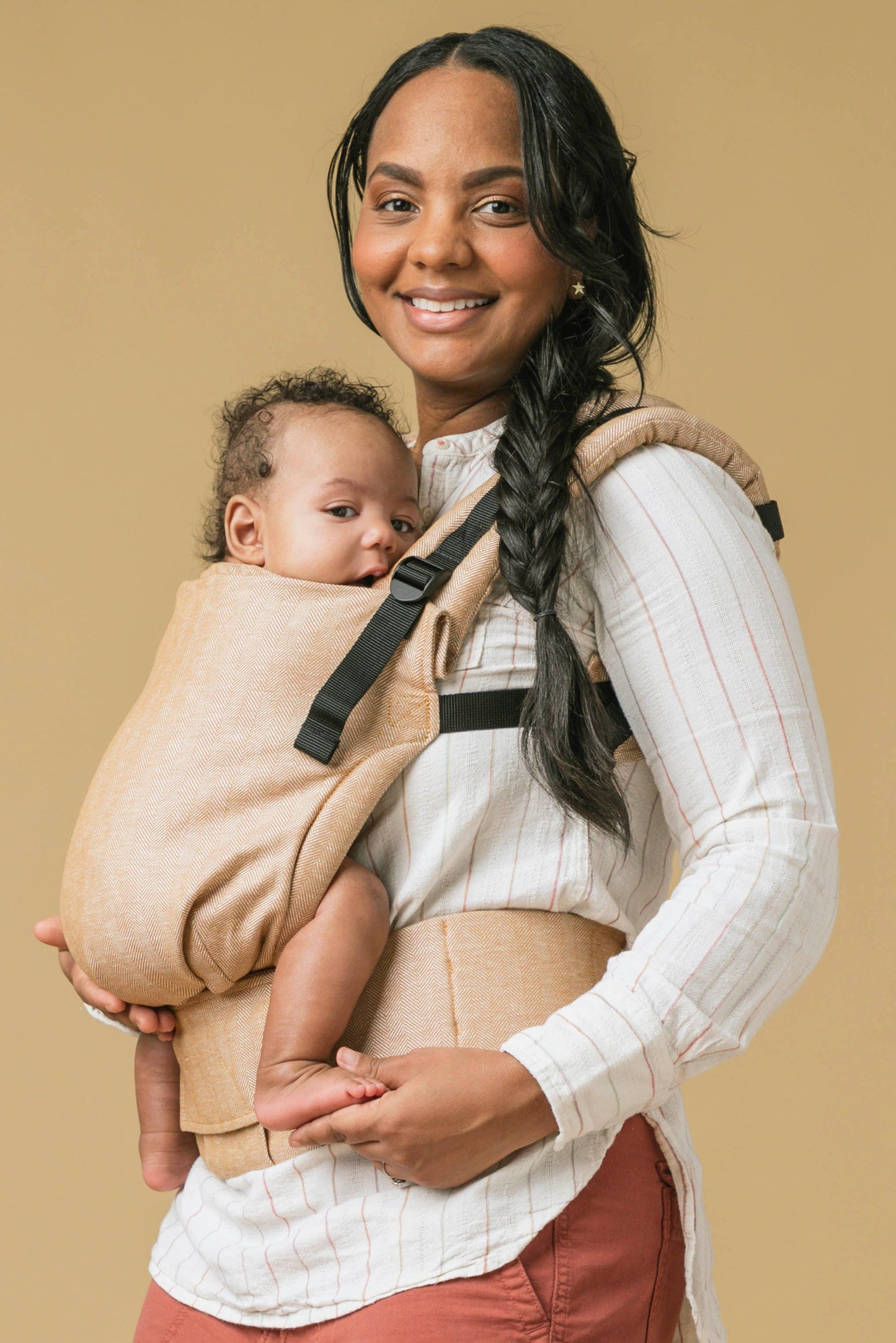 Mesa - Linen Free-to-Grow Baby Carrier