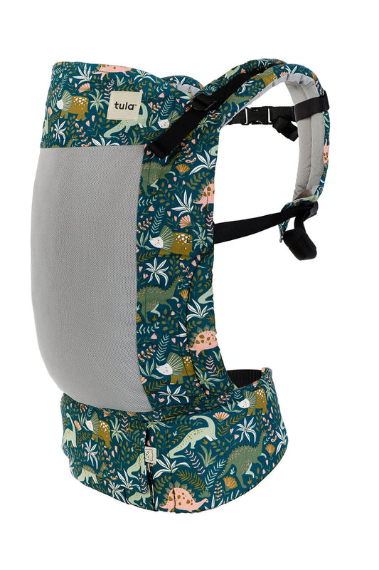 baby carrier with dinosaur print