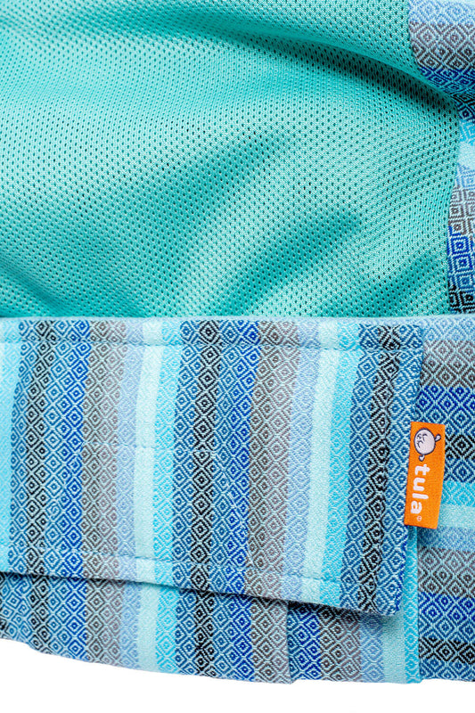 Coast Baby Blues - Signature Handwoven Free-to-Grow Mesh Baby Carrier
